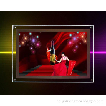 Customized Crystal Light Box Laser Dotting LED Light Box